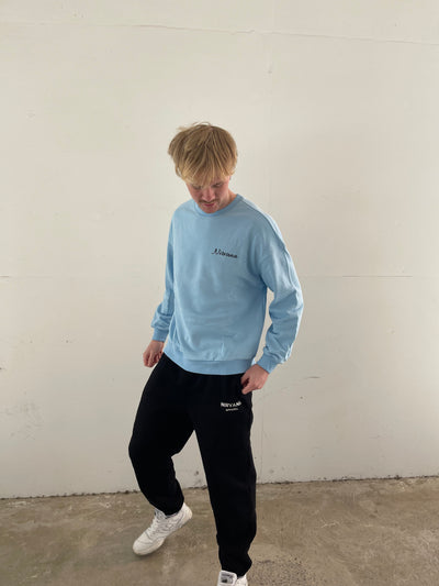 Crew neck, blue, women's clothing, mens clothing, 