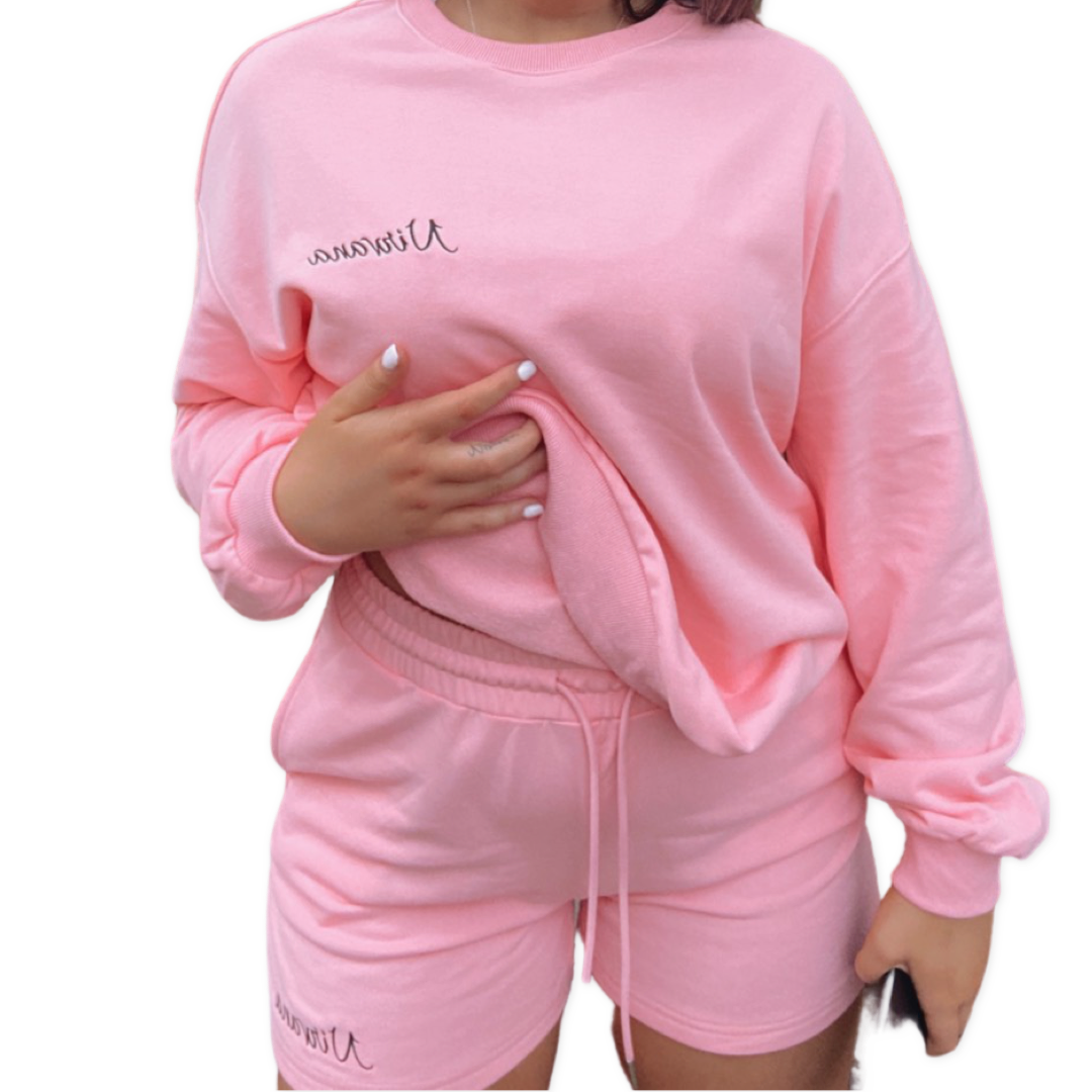 Rose Quartz Noble Crew - Nirvana Clothing Apparel